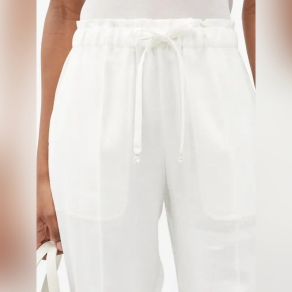 ALTUZARRA Catkin off white linen pants size S BNWT - Picture 2 of 16